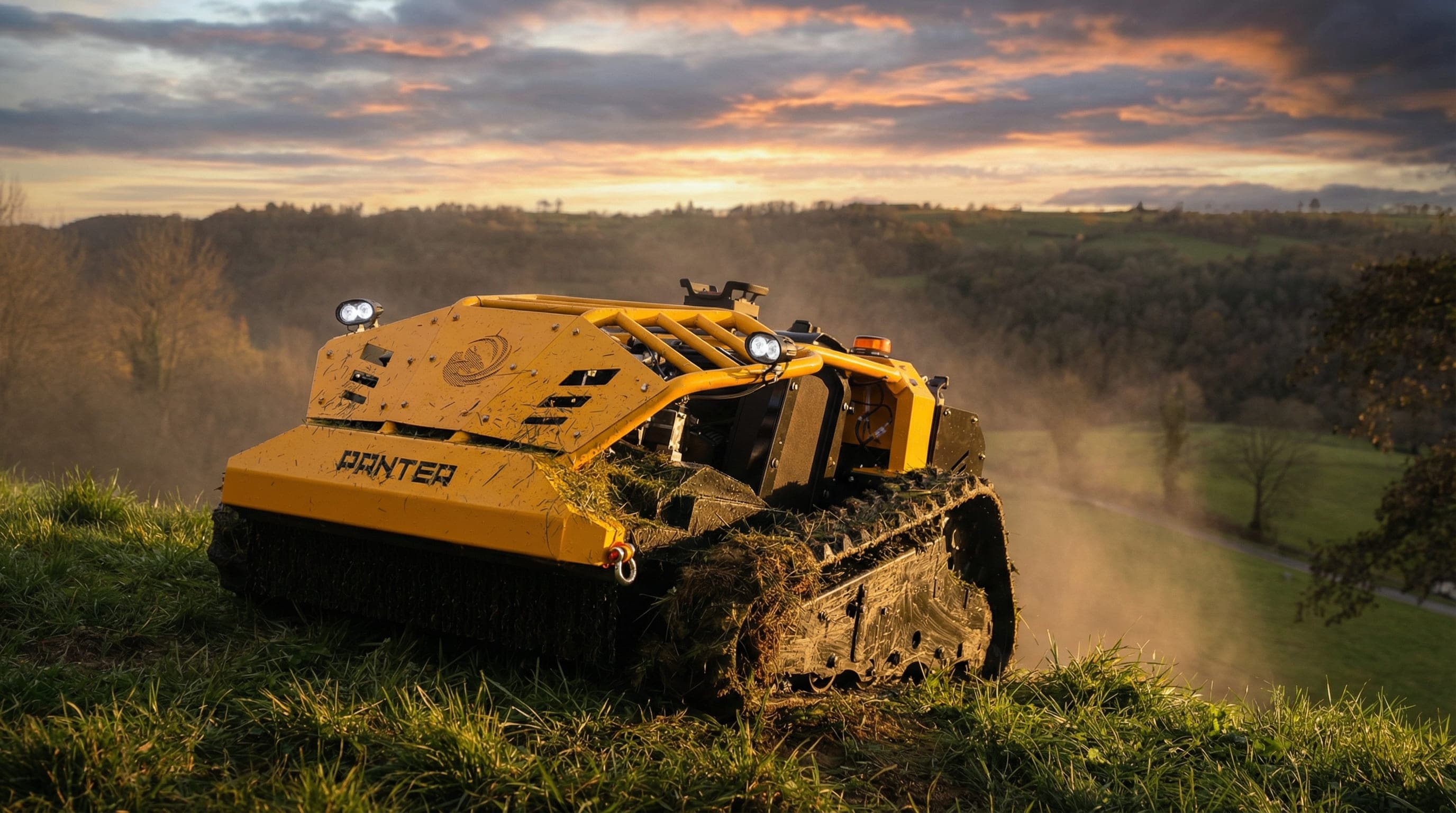 PanterX en action sur terrain escarpé